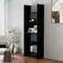 Alev 5-Shelf Bookcase - Black, Engineered Wood