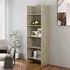 Alev 5-Shelf Bookcase - Sonoma Oak, Engineered Wood