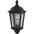 Alex Glass Shade Outdoor Wall Light - Black
