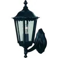 Alex Outdoor Wall Light - Black, Glass