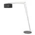 Alexandria Floor Lamp - Black, Matt Nickel