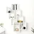 Alexey Cube Wall Shelf - White, Engineered Wood