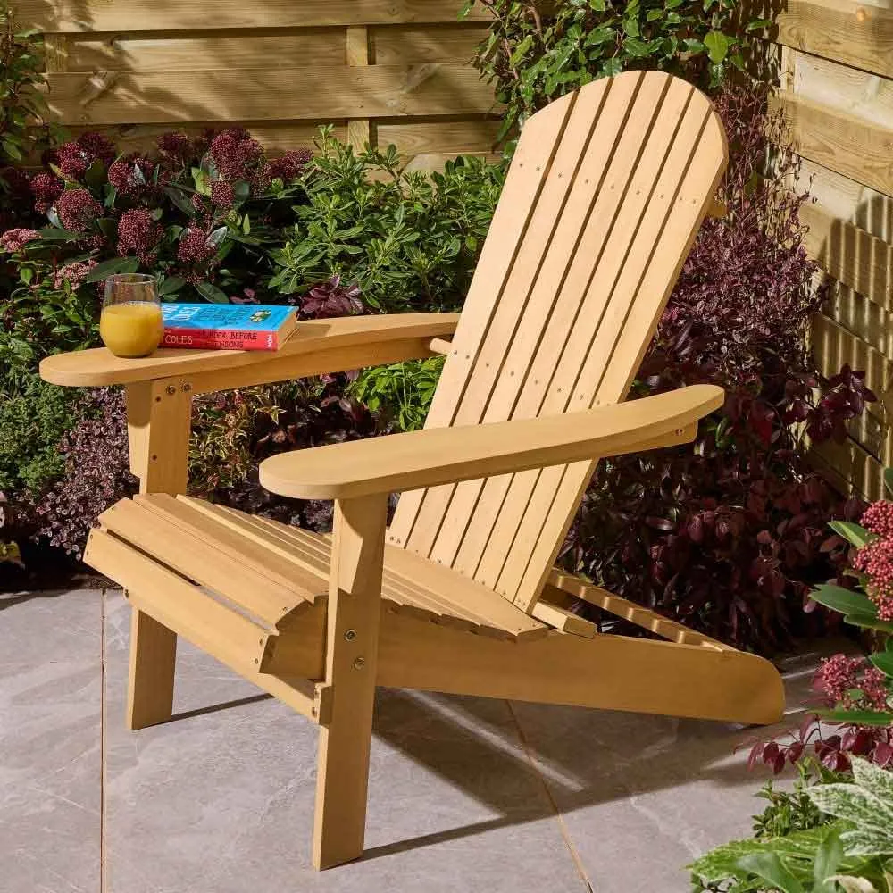 Alfresco Outdoor Armchair - Natural, Eucalyptus Hardwood product