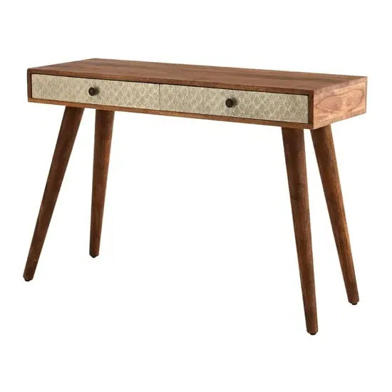 Algieba 2 Drawer Console Table - Natural, Acacia Wood image