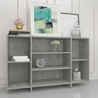 Algot 4-Shelf Shelving Unit - Concrete Effect, Engineered Wood