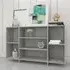 Algot 4-Shelf Shelving Unit - Concrete Effect, Engineered Wood