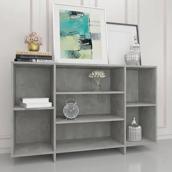 Algot 4-Shelf Shelving Unit - Concrete Effect, Engineered Wood