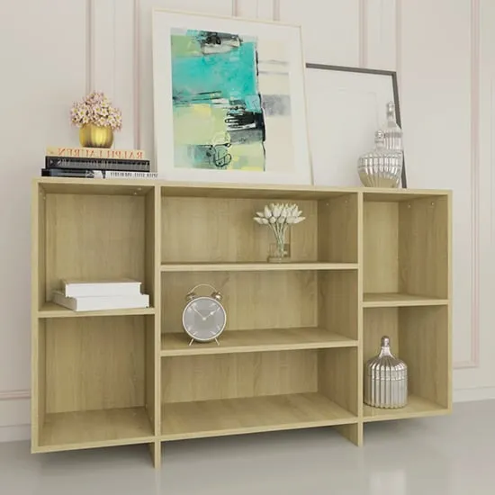 Algot 4-Shelf Shelving Unit - Sonoma Oak, Engineered Wood