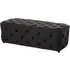 Alicia Hallway Seating Bench - Black, Velvet