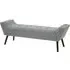 Alicia Hallway Seating Bench - Grey, Fabric