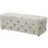 Alicia Hallway Seating Bench - Mink, Velvet