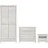 Alink Furniture Set with 2 Door Wardrobe - White Oak