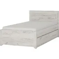 Alink Single Bed with Underbed Drawer - White