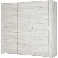 Alink Wardrobe with 3 Doors - White