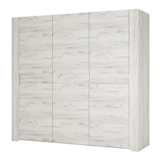 Alink Wardrobe with 3 Doors - White