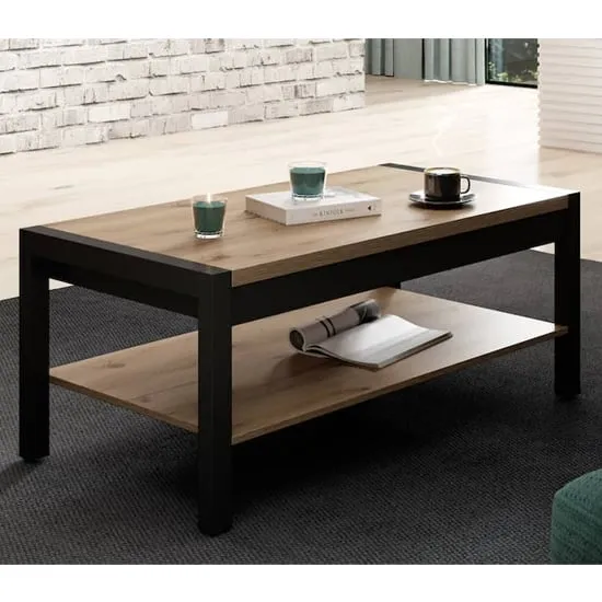 Aliso Coffee Table with Undershelf - Taurus Oak