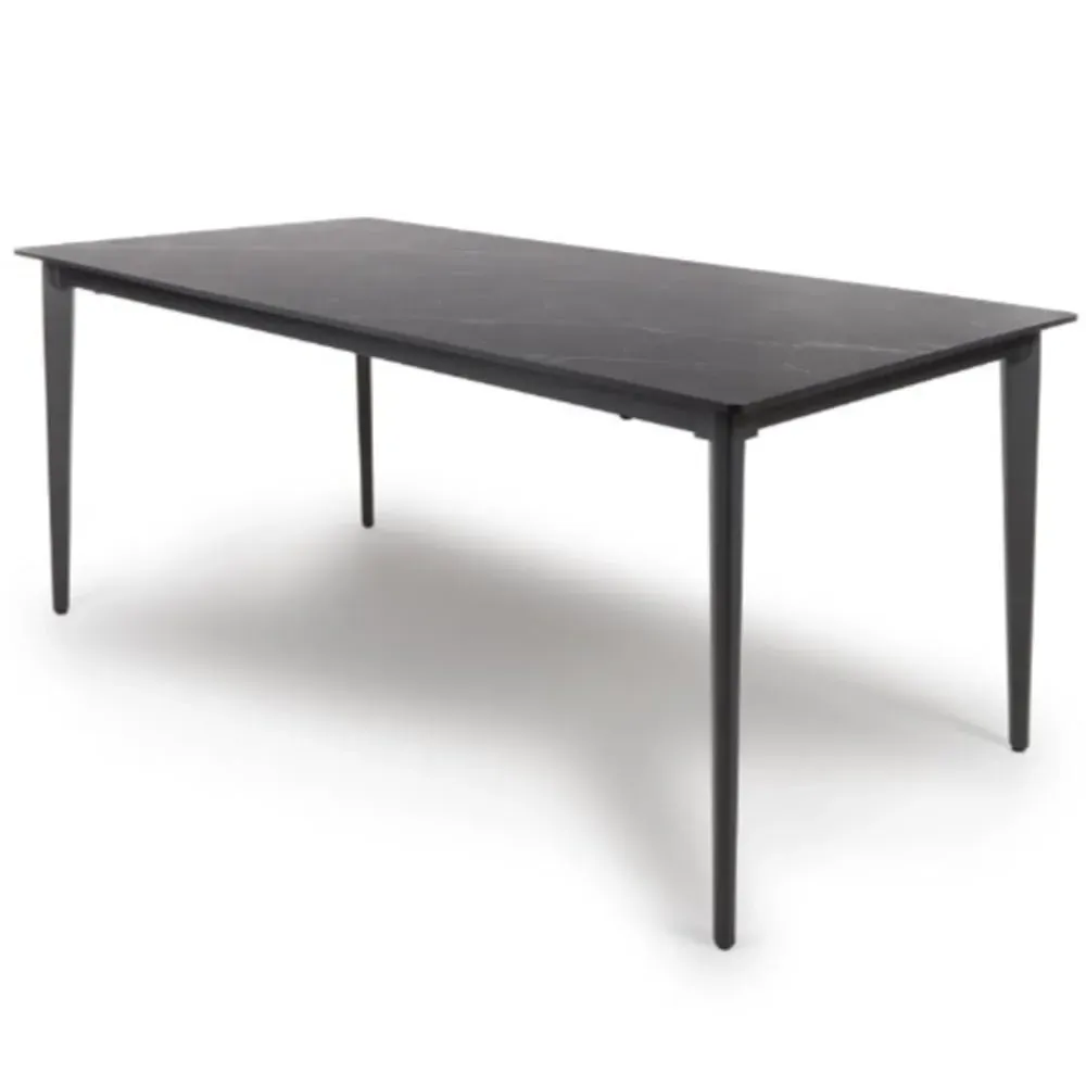 Aliso Large Dining Table - Black, Sintered Stone