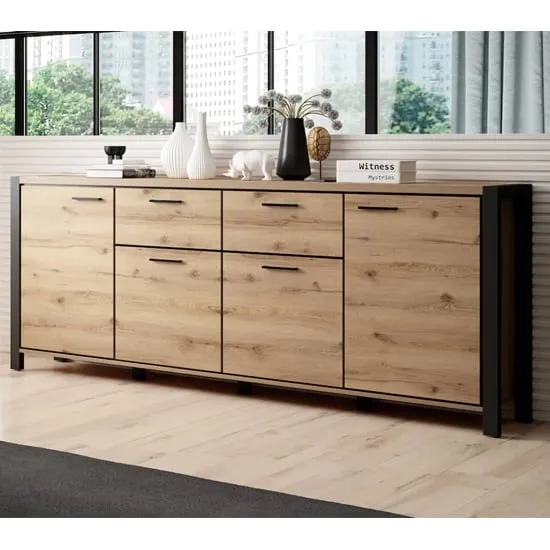 Aliso Large Sideboard with Storage - Taurus Oak