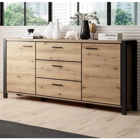 Aliso Sideboard with Storage - Taurus Oak