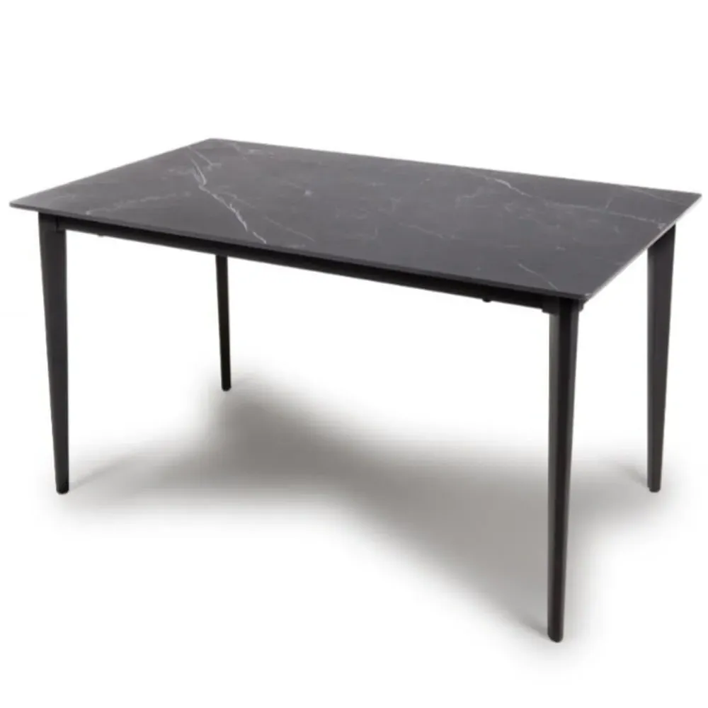 Aliso Small Dining Table - Black, Sintered Stone image