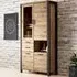 Aliso Tall Display Cabinet with LED - Taurus Oak