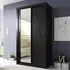 Aliso Wardrobe with 2 Sliding Doors - Black