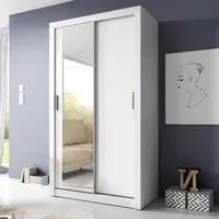 Aliso Wardrobe with 2 Sliding Doors - White