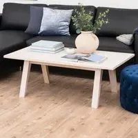 Alisto Rectangular Coffee Table - White Oak