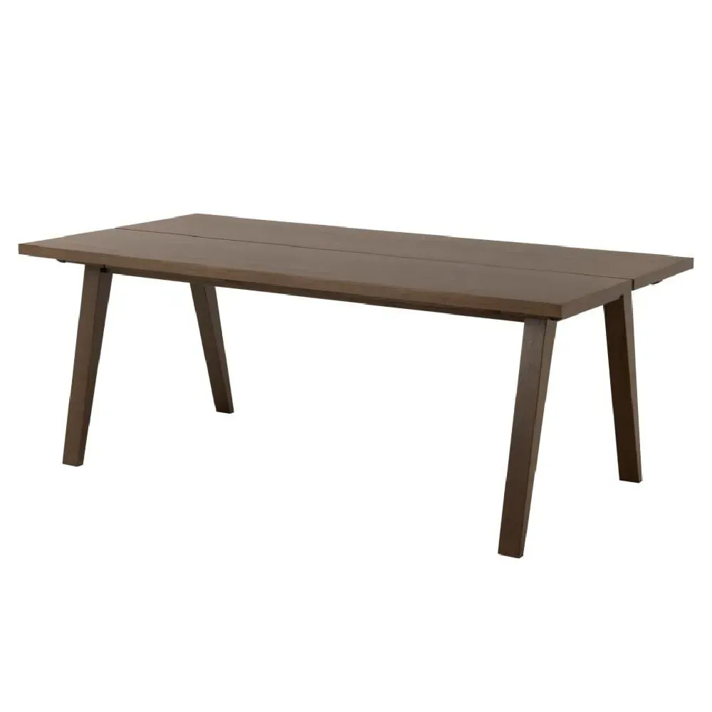 Alisto Rectangular Dining Table - Smoked Oak