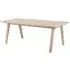 Alisto Rectangular Dining Table - White, Oak