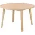 Alisto Round Dining Table - White, Oak