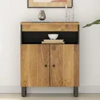 Alix 2-Door Sideboard - Honey Brown, Mango Wood