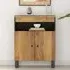 Alix 2-Door Sideboard - Honey Brown, Mango Wood