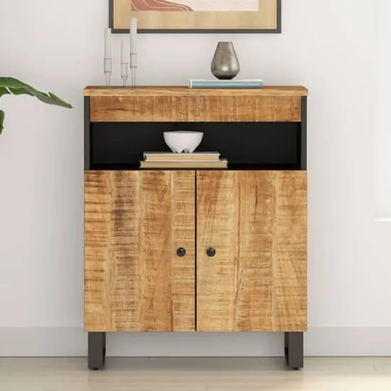 Alix 2-Door Sideboard - Light Brown, Mango Wood