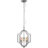 Alkali 5 Bulb Pendant Light - Silver, Iron