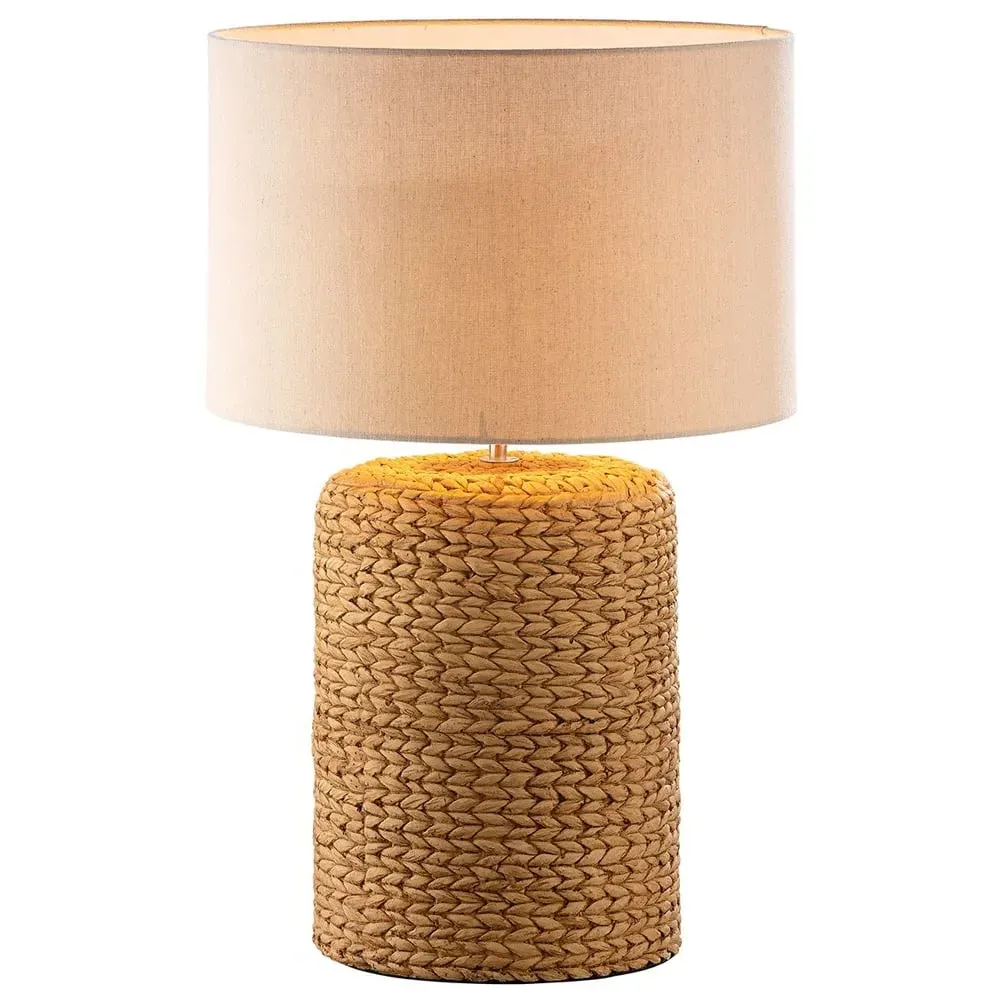 Allegan Cement Bast Table Lamp - Natural image