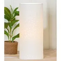 Allegan Large Table Lamp - White, Porcelain
