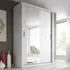 Allen 2-Door Wardrobe with Sliding Doors - White