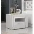 Allen Bedside Cabinet with 1 Drawer - White