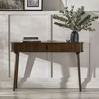 Allen Console Table with Storage - Dark Oak