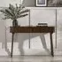 Allen Console Table with Storage - Dark Oak