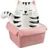 Allen Findus Cat Sculpture - Rose, Porcelain