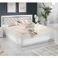 Allen King Size Bed Frame - White