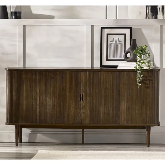 Allen Sideboard with Sliding Doors - Dark Oak