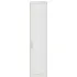 Allen Single Door Wardrobe - White, MDF