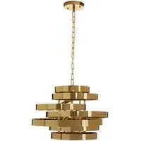 Allina 4 Lights Ceiling Pendant Light - Titanium Gold, Metal
