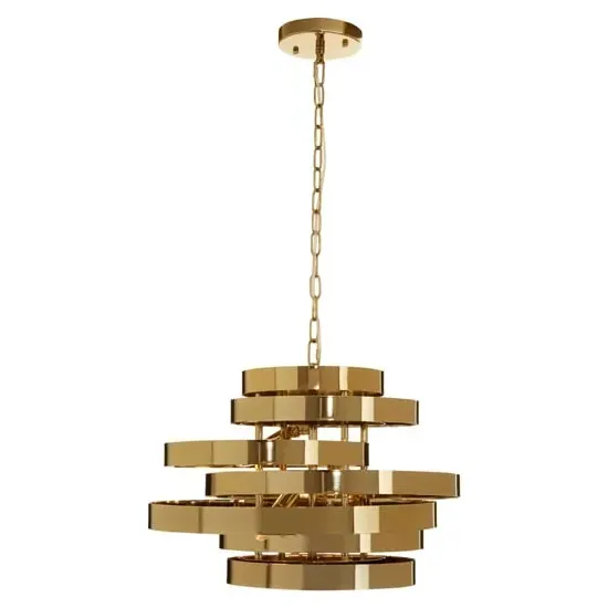 Allina 4 Lights Ceiling Pendant Light - Titanium Gold, Metal image