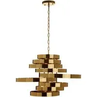 Allina 5 Lights Ceiling Pendant Light - Titanium Gold, Metal