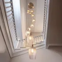 Allston 13 Ribbed Glass Pendant Ceiling Light - Nickel