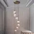 Allston 7 Ribbed Glass Pendant Ceiling Light - Antique Brass